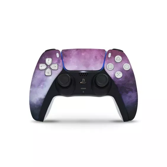 PS5 Controller Purple Starry Night